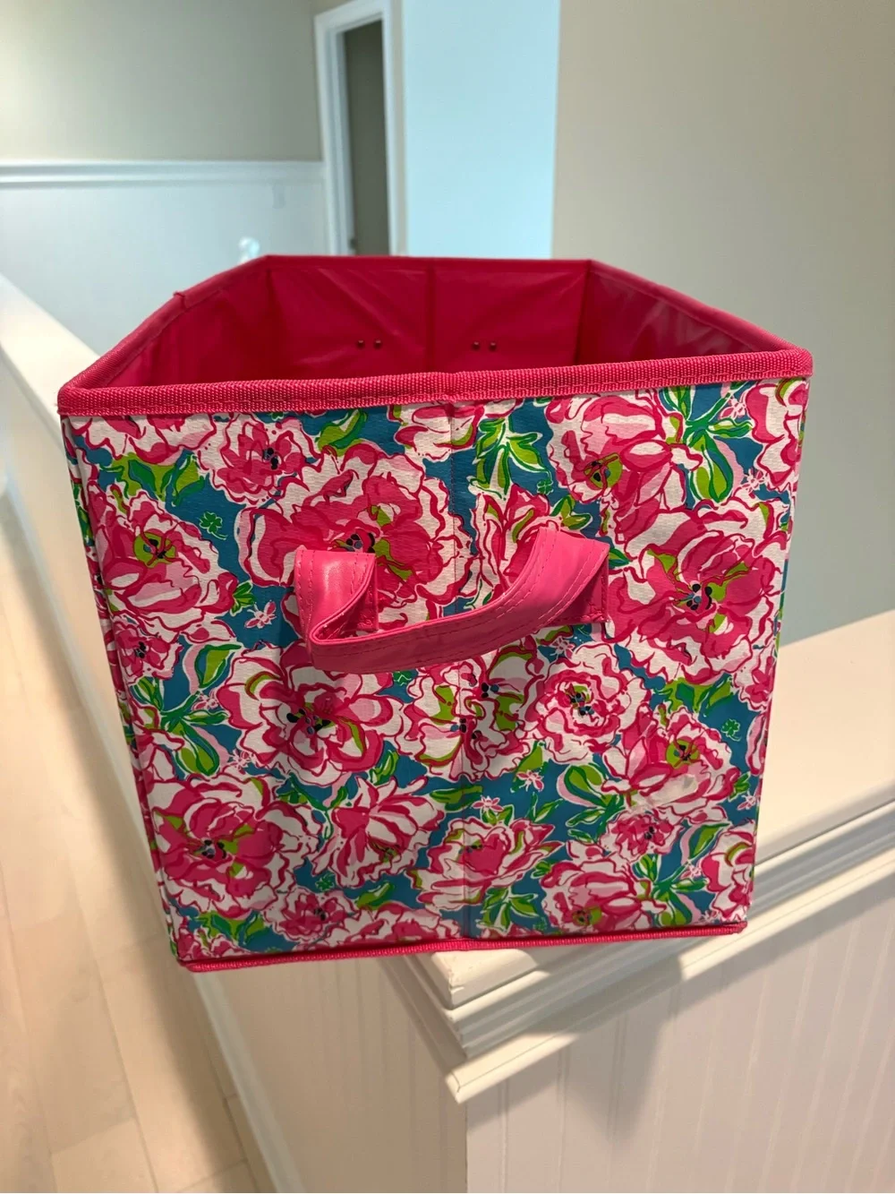 Lilly Pulitzer Storage Bin Box  Lucky Charms Floral Print